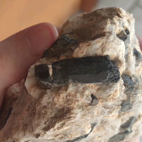 Tourmaline in pegmatite new, Greek collectible piece
