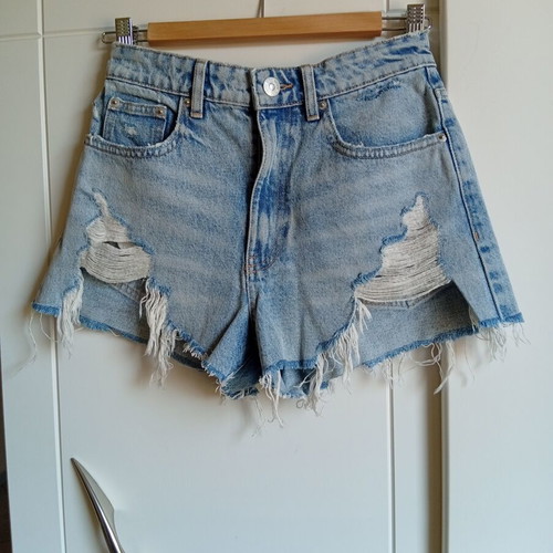 Zara denim shorts like new, blue, size XS