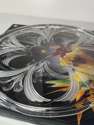 Walther-Glas Vintage Crystal Cake Plate new from Germany