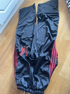 NYC Tracksuit Size S Like New Black with Red Logos