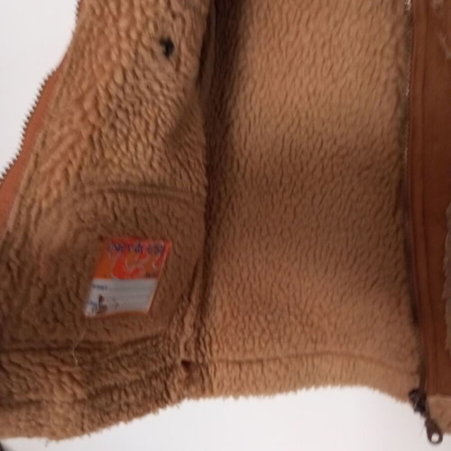 Boy's warm brown jacket, size 92 cm, age 2 years