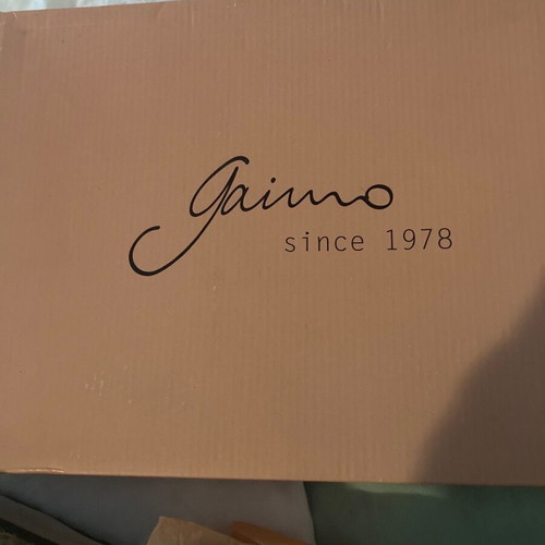 Gaimo leather espradilles new khaki size 41