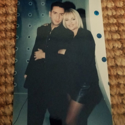 Rare Authentic Photo Giorgos Mazonakis and Roula Koromila, like new