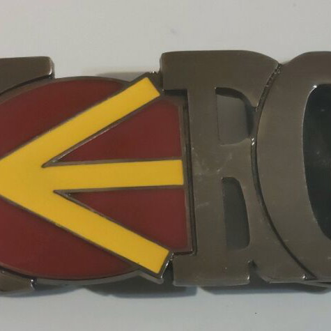 Energiers belt buckle silver like new