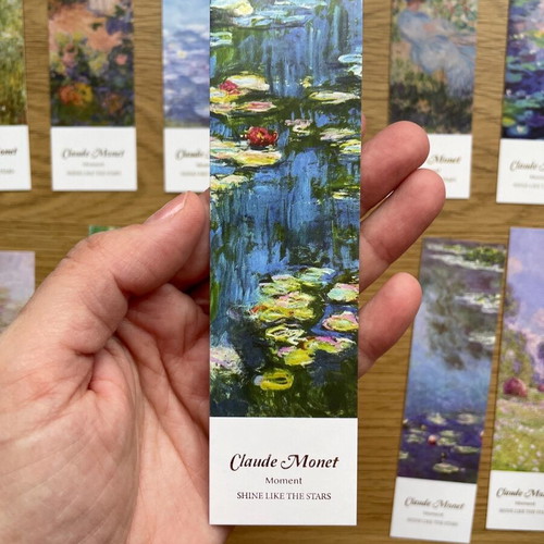 Claude Monet bookmarks brand new, set of 30 pieces