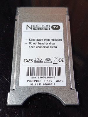 Κάρτα Neotion Pocket dTV MPEG-4 CAM Module μεταχειρισμένη