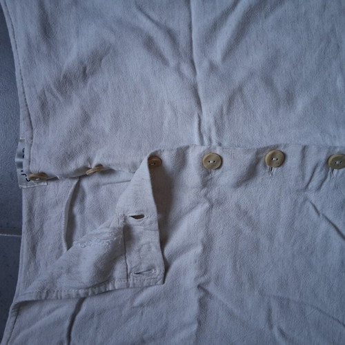Vintage mini skirt with buttons like new, white, Sting