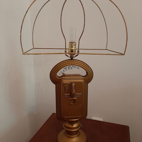 Duncan Miller parking meter lamp used, 1950s vintage