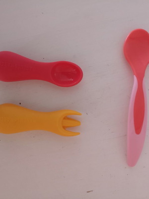 Marcus & Marcus 2 baby sets with silicone fork for 12+ months new