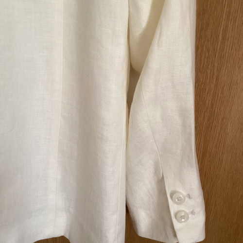 Autograph Pure Linen Ecru Blazer new, timeless chic
