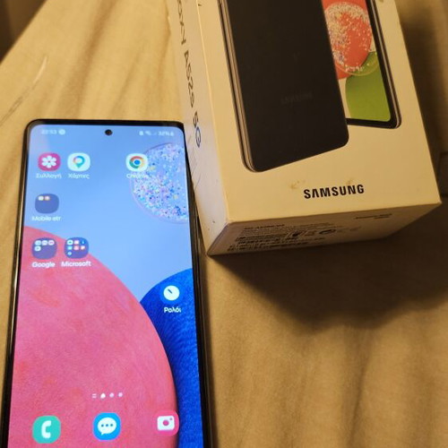 Samsung Galaxy A52s 5G 128GB used, black, dual SIM