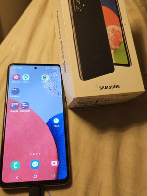 Samsung Galaxy A52s 5G 128GB used, black, dual SIM