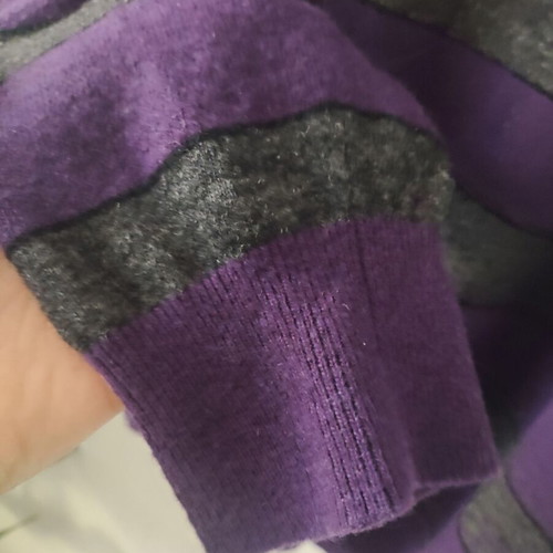 Daniel Hechter jumper 100% lambswool like new, size L, grey-purple