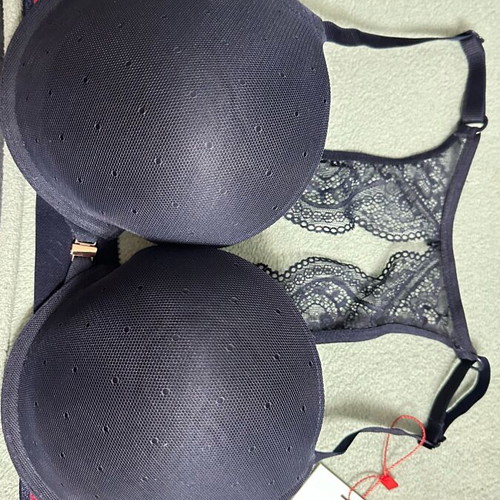 Tommy Hilfiger push up bra 80 D new, dark blue