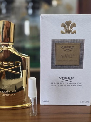 Creed Millèsime Impèrial 3ml new, authentic decanted perfume