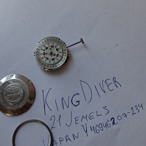 Orient King Diver Y46946207-234 watch mechanism used, fully functional