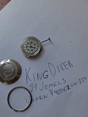Orient King Diver Y46946207-234 watch mechanism used, fully functional