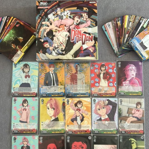 Weiss Schwarz DanDaDan 1st Edition box with hits and bulk like new