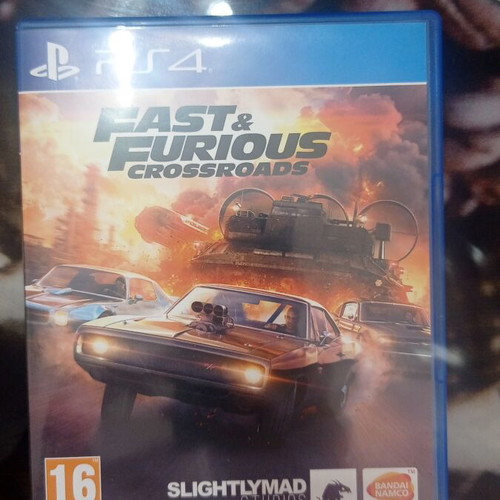 Fast & Furious Crossroads PS4 game slightly used