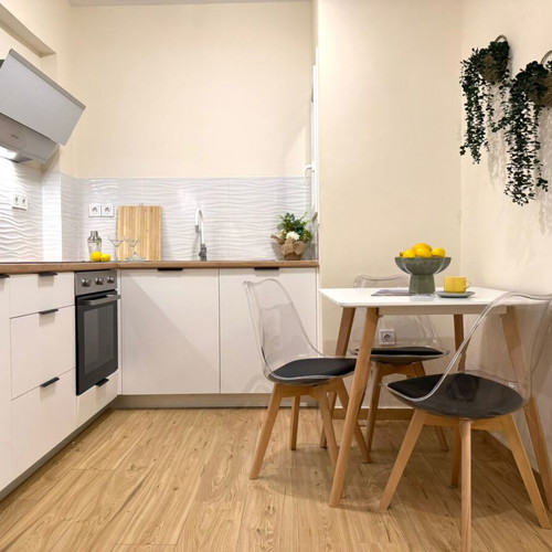 Apartment 55 sqm on 2nd floor with elevator, furnished, balcony