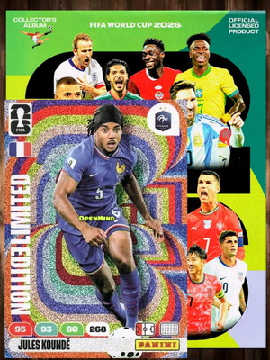 Κάρτα Kounde Limited FIFA World Cup 2026 Adrenalyn XL France καινούργιο