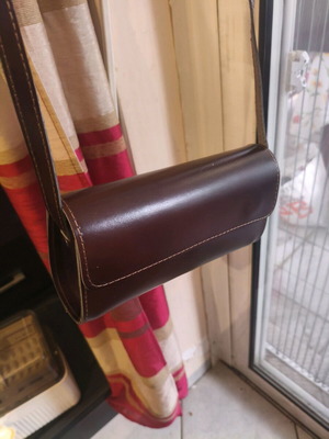 Handmade Leather Clutch Bag New Brown
