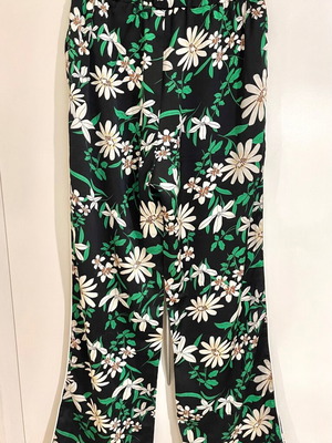 Wide floral pants like new, size M, Eight Paris