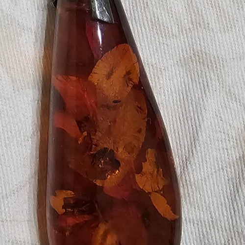 Baltic Amber Pendant new, silver 925