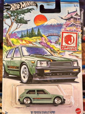 Hot Wheels '81 Toyota Starlet KP61