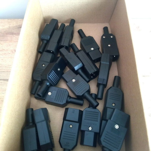 LECI DB-F Power Connectors new set of 10 pairs 15A 250V