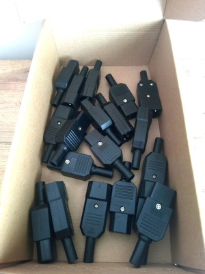 LECI DB-F Power Connectors new set of 10 pairs 15A 250V