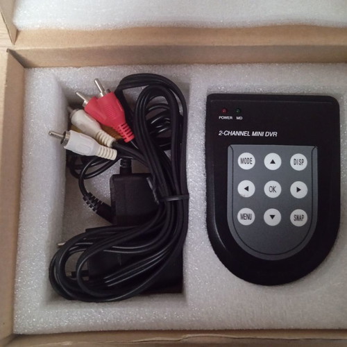 Mini hidden DVR 2-channel new with motion detection