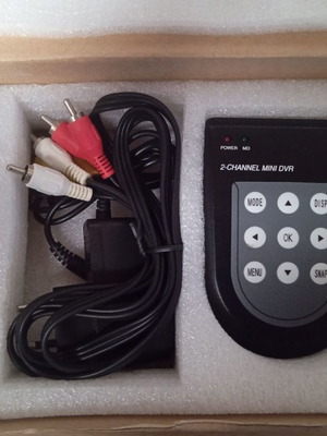 Mini κρυφό καταγραφικό DVR 2 καναλιών καινούργιο με ανίχνευση κίνησης
