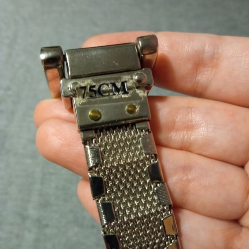 Metal Y2K belt like new, silver, size 90 cm