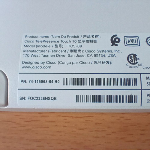 Cisco Telepresence Touch 10 tablet like new