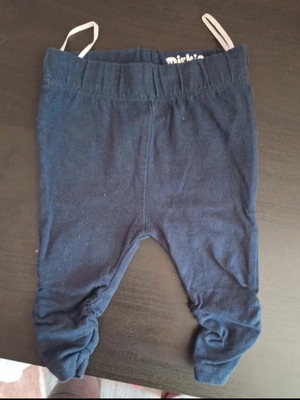 Dirkje navy blue baby leggings size 56