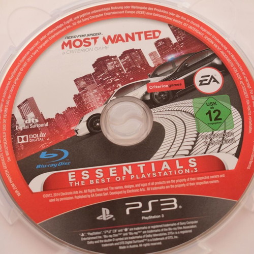 Need for Speed: Most Wanted (Essentials) PlayStation 3 game like new