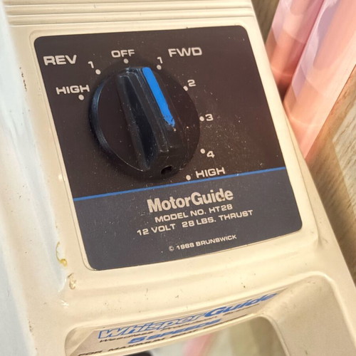Electric motor with spare propeller like new