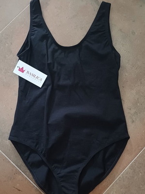 Basilica Dancewear Black Leotard New with Tags Size Large