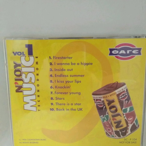 N' Joy Music Vol1 CD used FAGE 1990