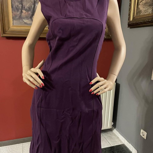 Versace Purple Dress New Italian Size 46