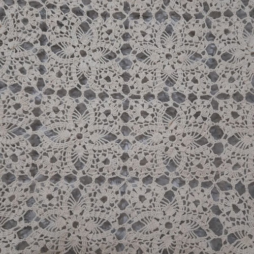 Handmade doily like new, ecru-beige