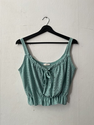 Crop top turquoise used, size M