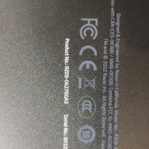 Razer Blade 14 RZ09-0427 laptop used, Ryzen 9 6900HX, QHD 165Hz, 16GB RAM