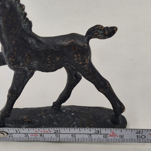 Erich Saalmann bronze horse sculptures used