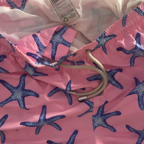 Saint Barth MC2 swim shorts medium, new, blue and pink