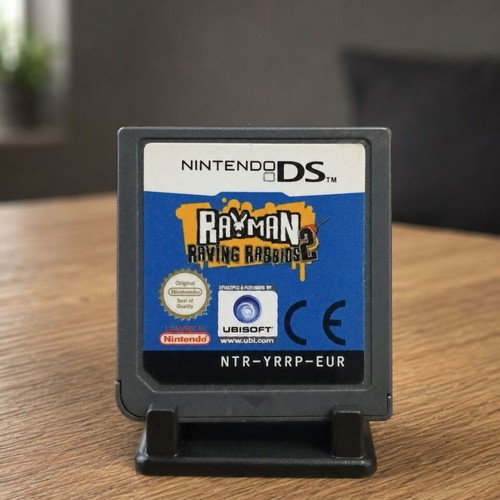 Rayman Raving Rabbids Nintendo DS cartridge like new, PAL version