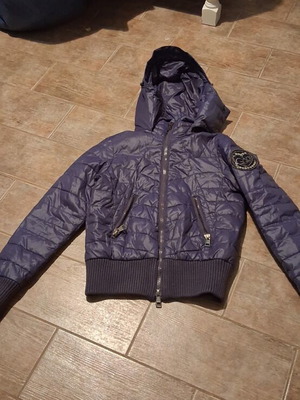 Children's purple hooded jacket, size XS