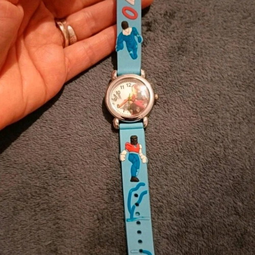 Ironman kids watch like new, turquoise