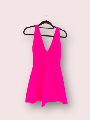 Zara fuchsia mini dress medium new, unworn